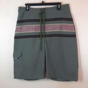 First Wave Board Shorts 34 Hawaiian design